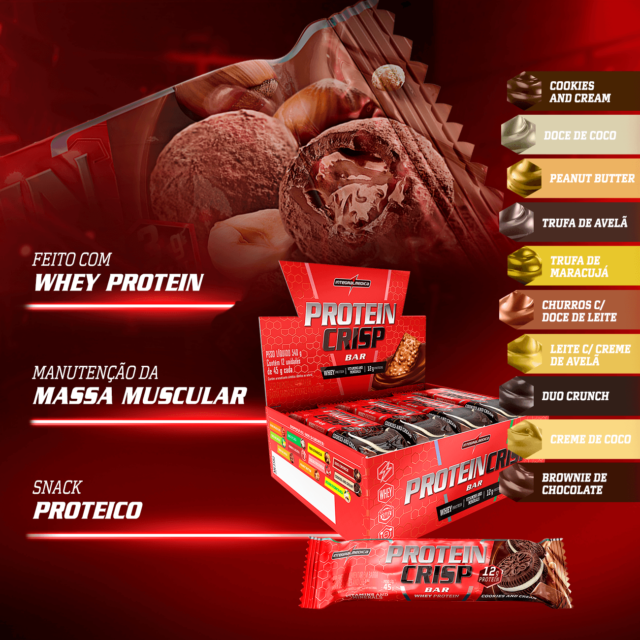 Protein Crisp Bar 12 und
