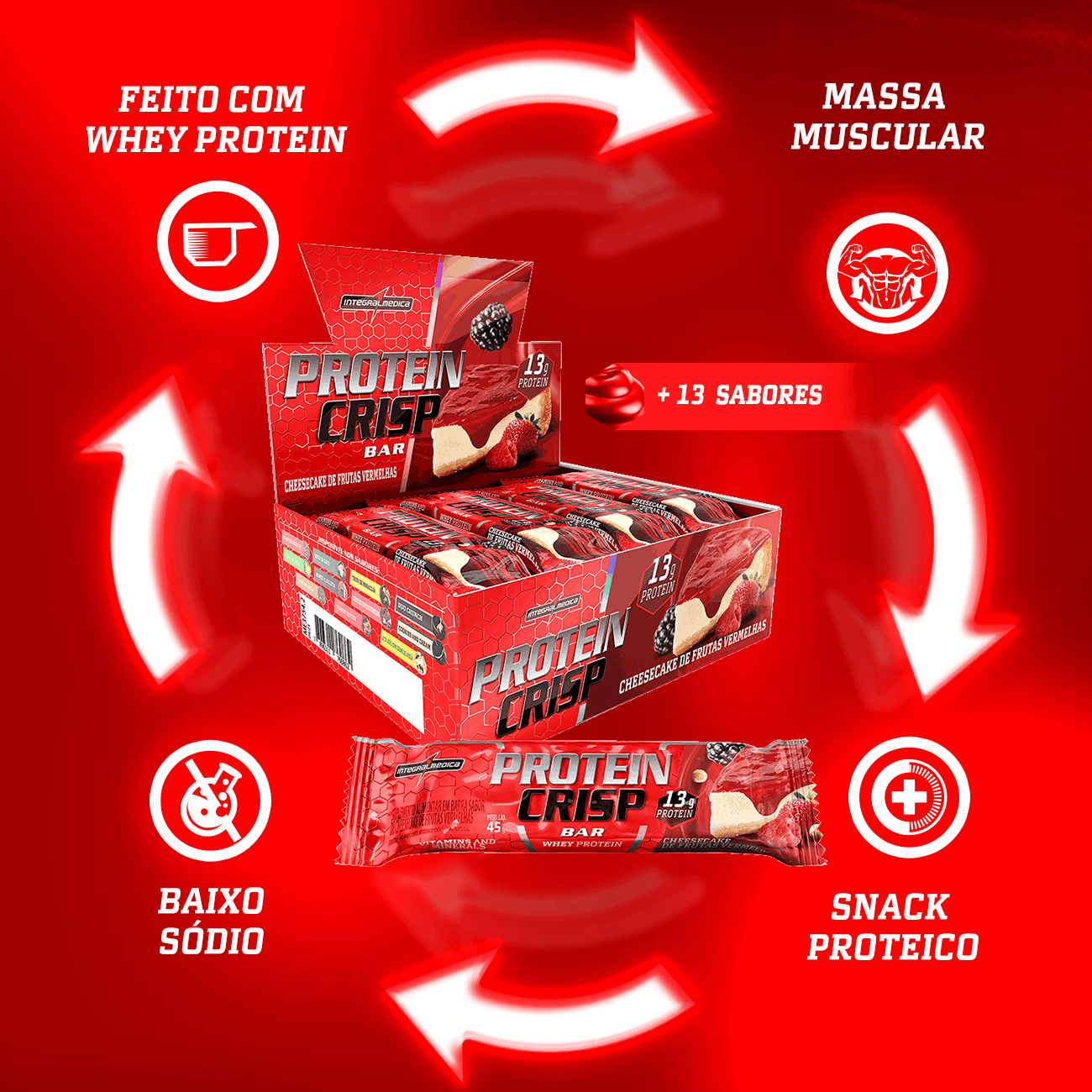 Protein Crisp Bar 12 und
